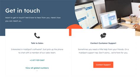 Help and Contact Section .